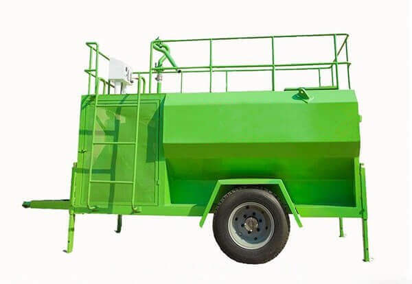 hydro seeding machine used for high and steep slopes