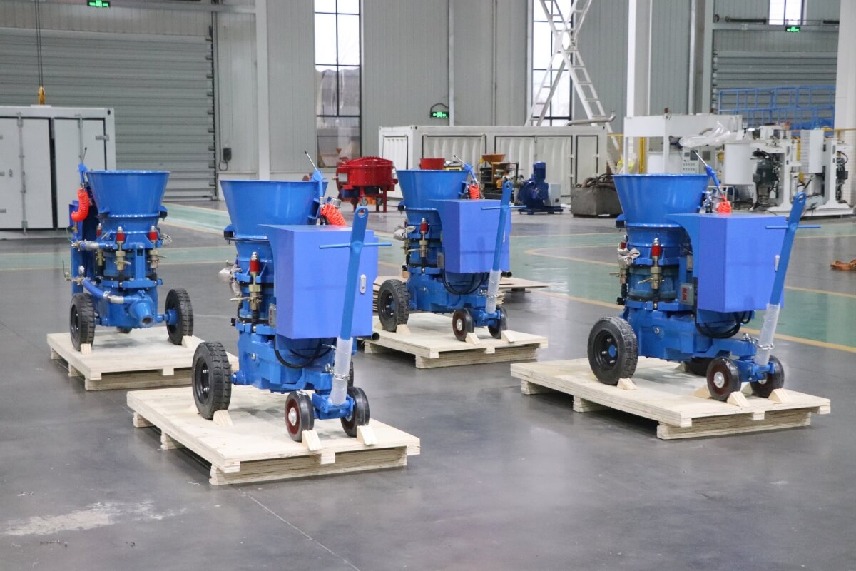 gunning machine for installing refractory