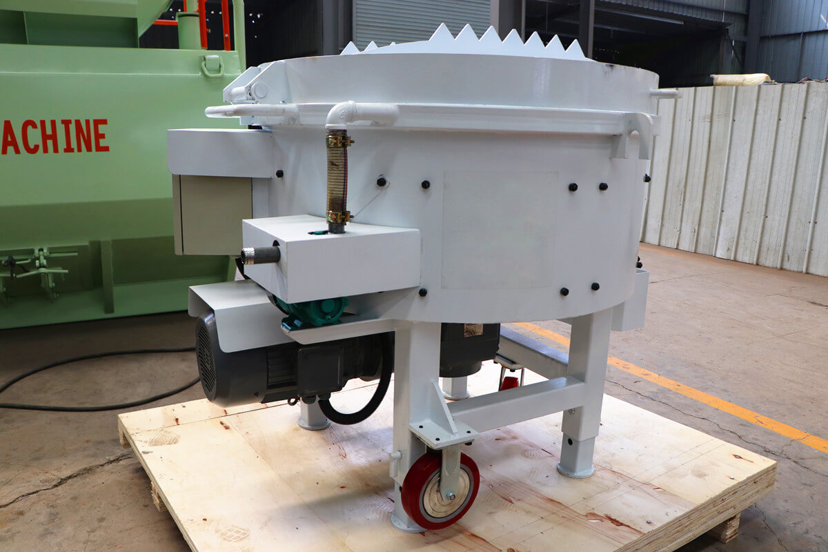 mortar mixer for refractory mixing usage in cement plant
