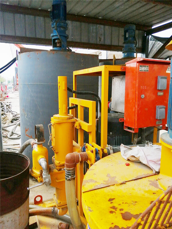 working of injection plant for underground