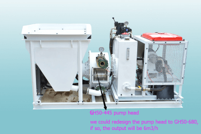 peristaltic pump concrete