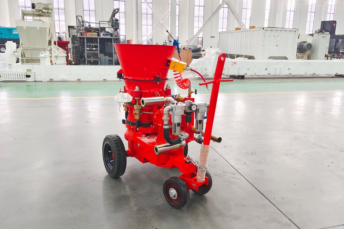 gunite machine for refractory work