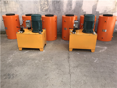 1000ton double acting hydraulic jack