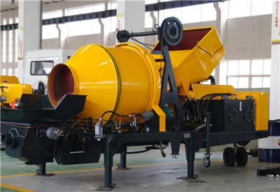 concrete mixer with pump machine for sale