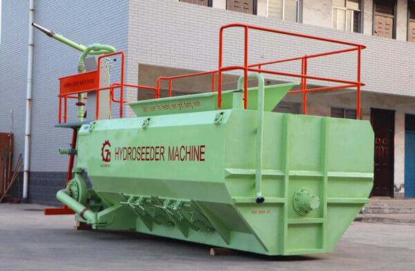 Grass seeds spraying machine for virescence engineering