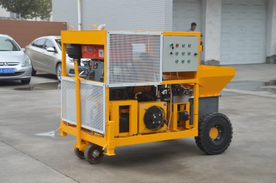 cement spraying machine for building