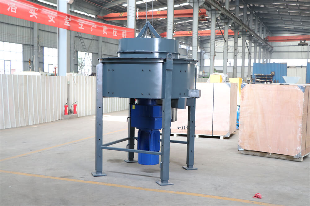 1 cubic meter refractory pan mixer