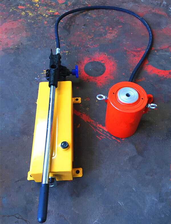 single acting hydraulic jack with hydraulic hand pump