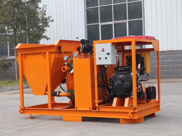 gas shotcrete pump