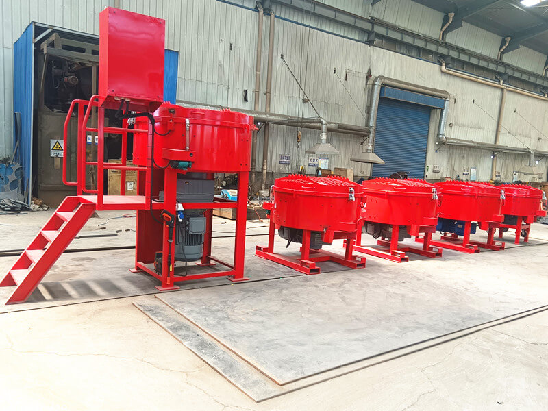 200kg capacity refractory planetary mixer