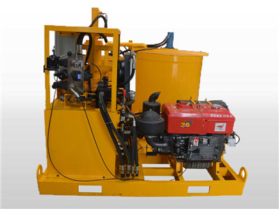 full hydraulic grout pump