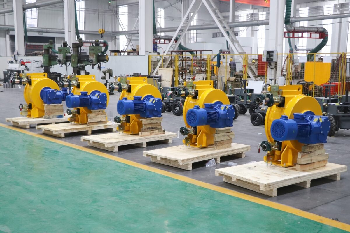 Peristaltic Hose Pump for Pumping Slurries