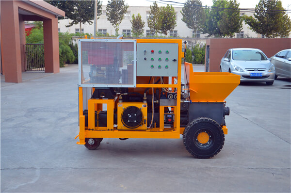 concrete pump for concrete slab