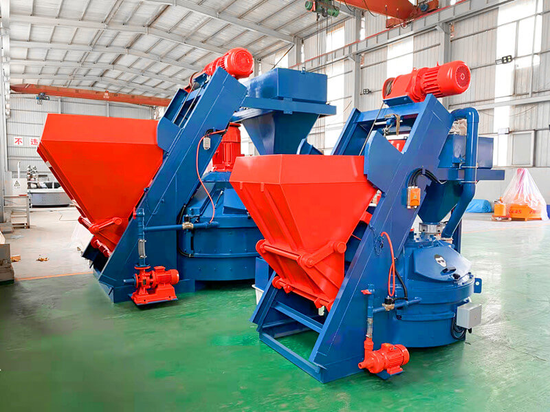 self-loading concrete planetary mixer