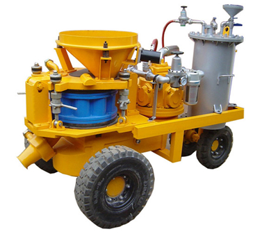 wet mix shotcrete machine for mining project