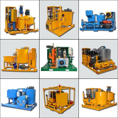 grout mixing and pumping machine