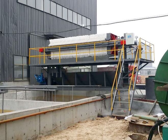 filter press for desulfurization filtration