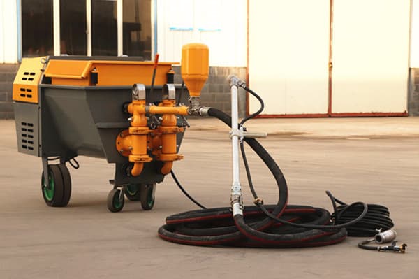 double piston mortar pump for industry application