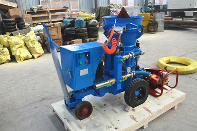 China dry mix refractory gunning machine