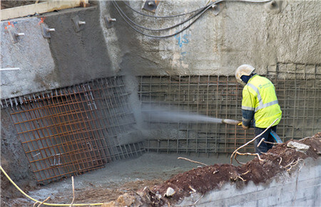 shotcrete machine for concrete repair