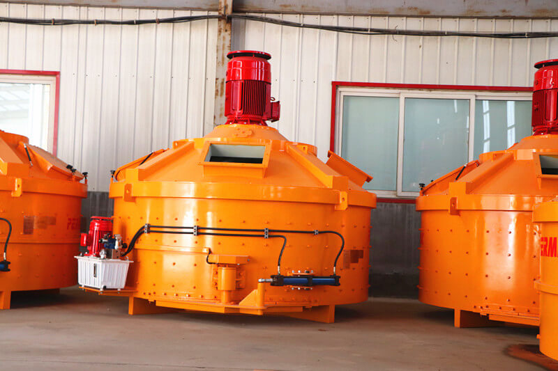 planetary concrete mixer for brick machine production line