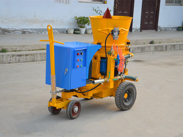 5m3h shotcrete machine for spraying refractory materials