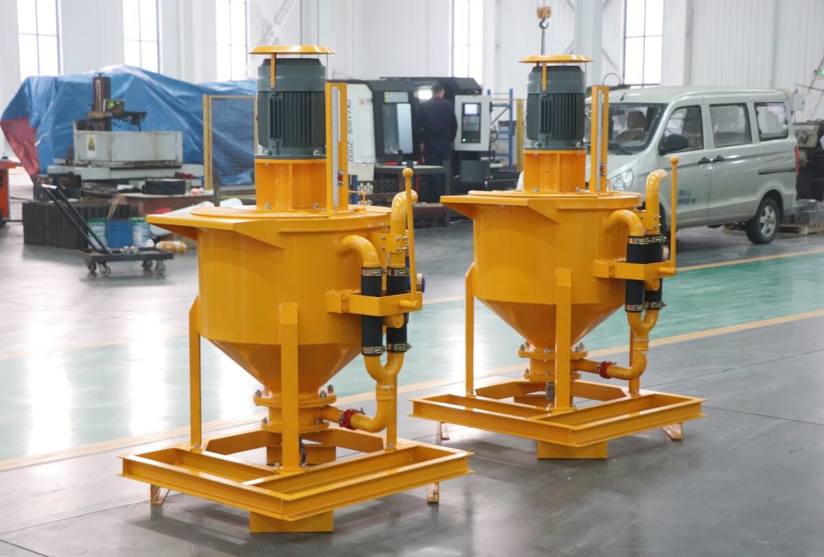 small cement grout mixer