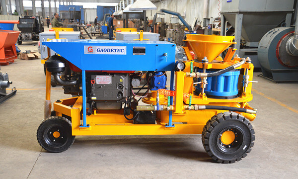 9m3/h diesel shotcrete machine