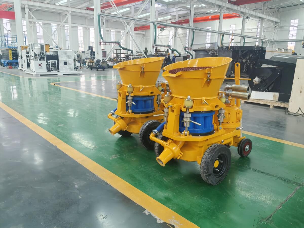 small dry mix shotcrete machine