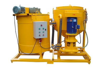 grout plant unit price