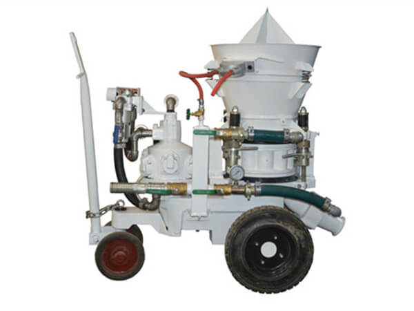 5m3h air motor refractory spraying machine
