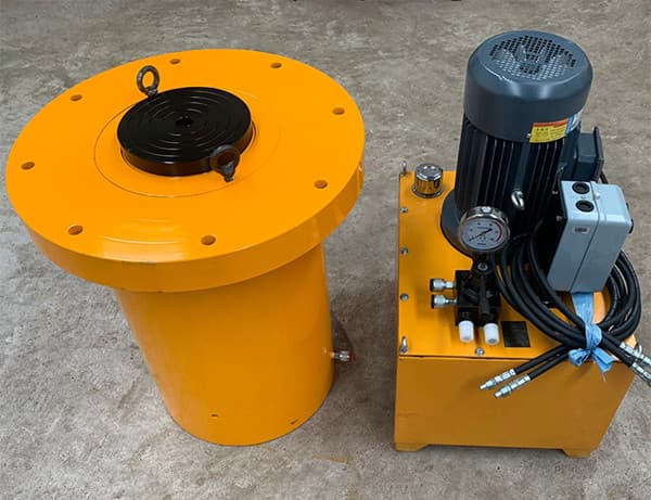 flange hydraulic jack