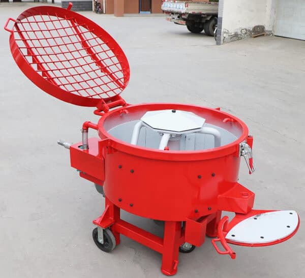 small refractory pan mixer