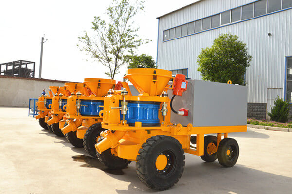 rotor concrete spraying machine