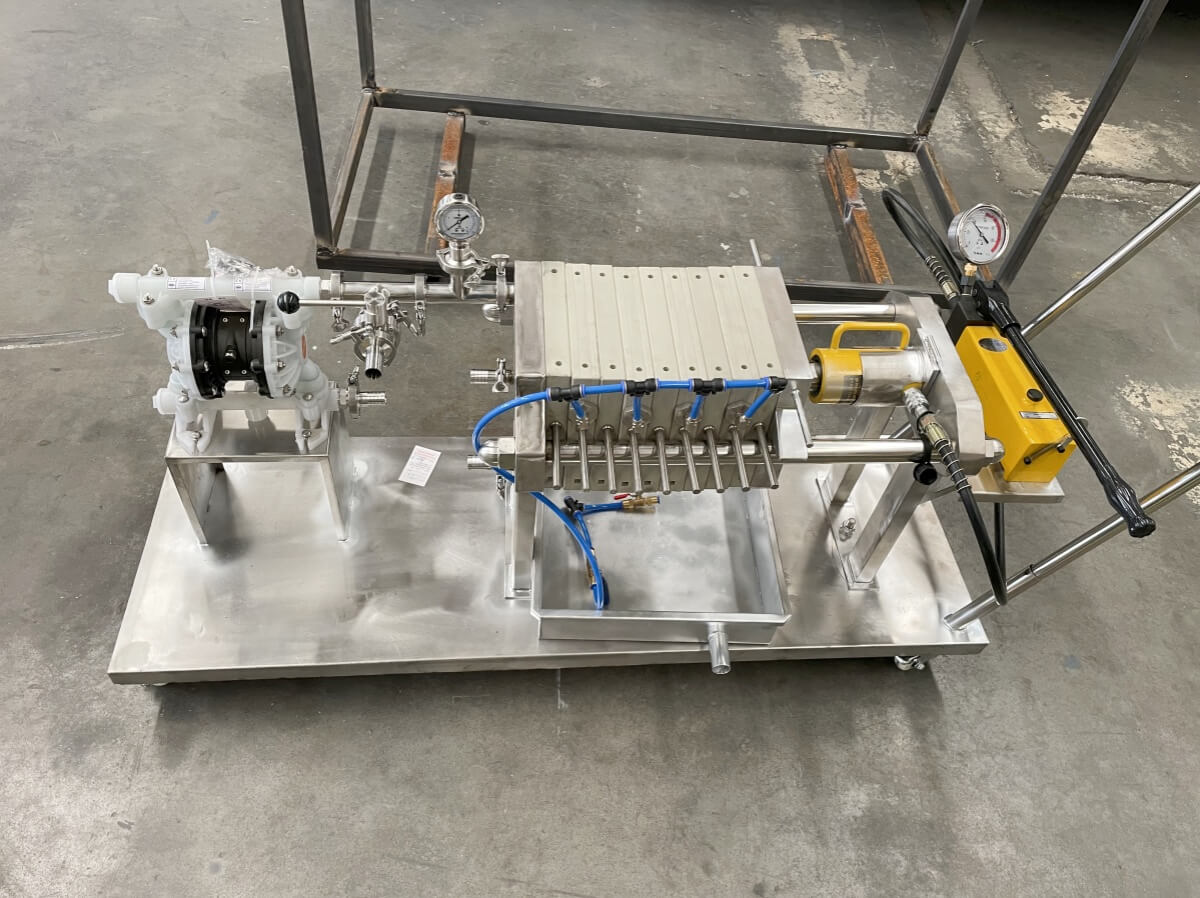 High Pressure Stainless Steel Filter Press Equipment