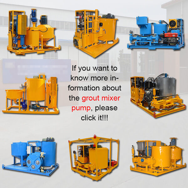 complete grouting equipment
