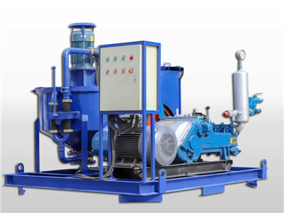 grout mixing plant for dam foundation grouting