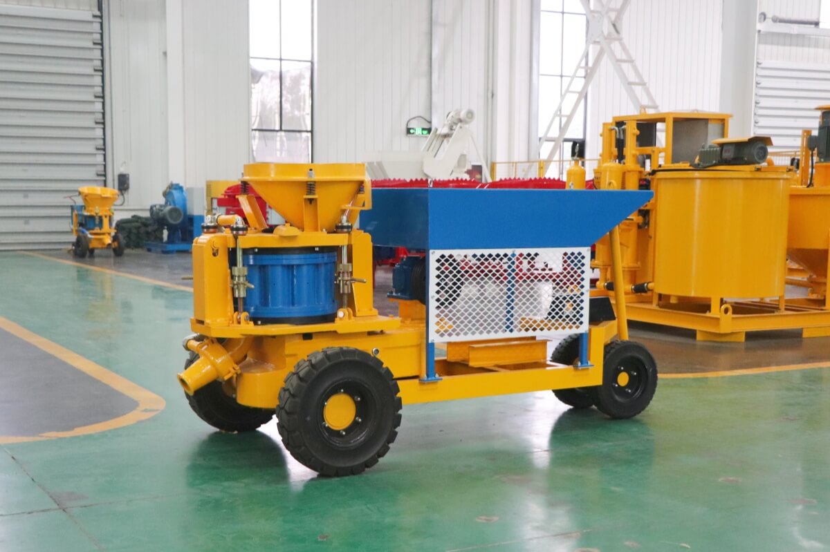 diesel concrete spraying machine