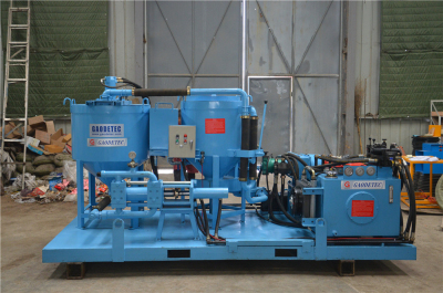 China diesel engine drive grout plant manufacturer