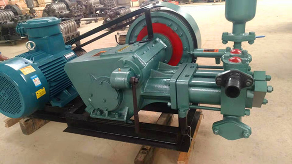 Duplex piston mud slurry pump