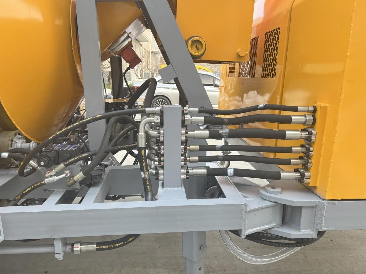 high quality concrete mixer with pump