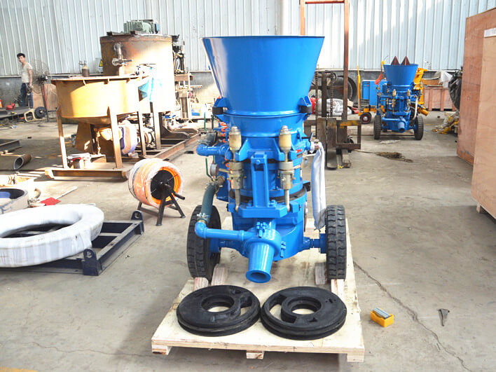 small portable refractory gunite machine