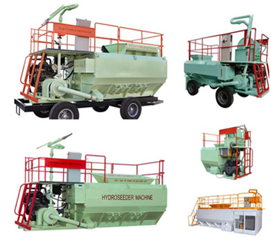 Hydroseeding landscape equipments