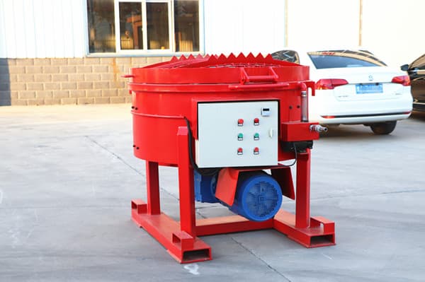 refractory castable pan mixer