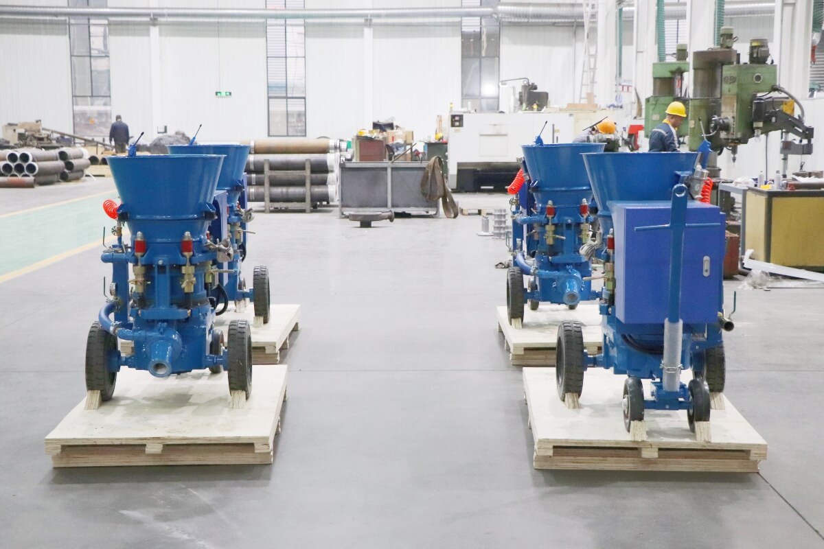 refractory gunning machine for stack