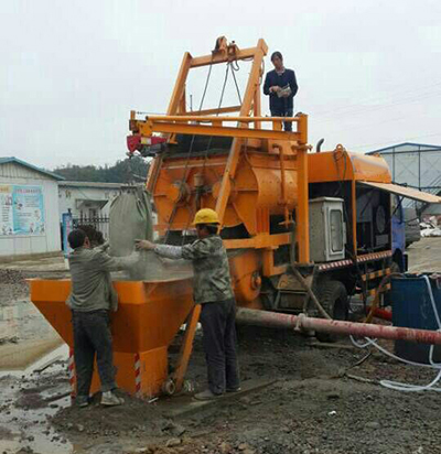 concrete mixer pump