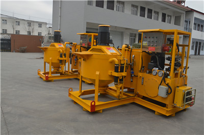 colloidal grout mixer pump