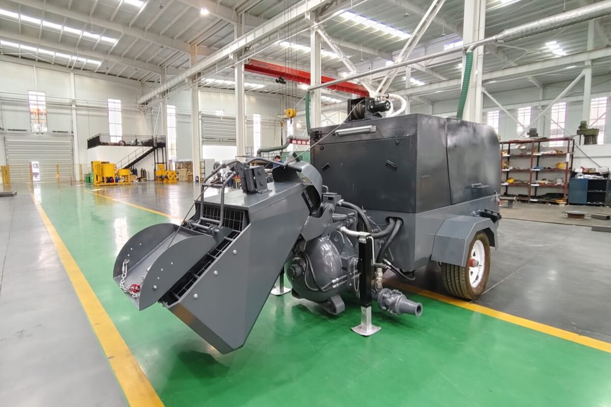 screed mixer and pump machine