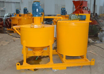 High speed cement grout mixer for mining