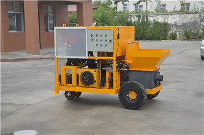 trailer concrete pump